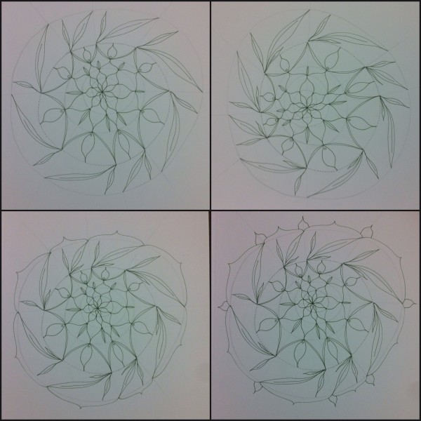 How to draw a freeform Mandala