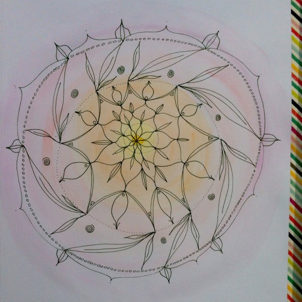 How to draw a freeform Mandala